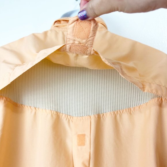 EXOFFICIO Orange Short Sleeve Nylon Vented Button Down Shirt Outdoor EXTRA LARGE - Picture 5 of 10
